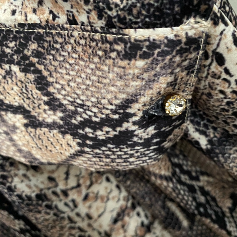 Snake print midi dress - Picture 6 of 11